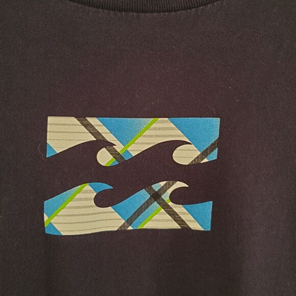 Billabong T Shirt Mens XL Black Short Sleeve Crewneck 100% Cotton Surf Skate - Picture 2 of 8